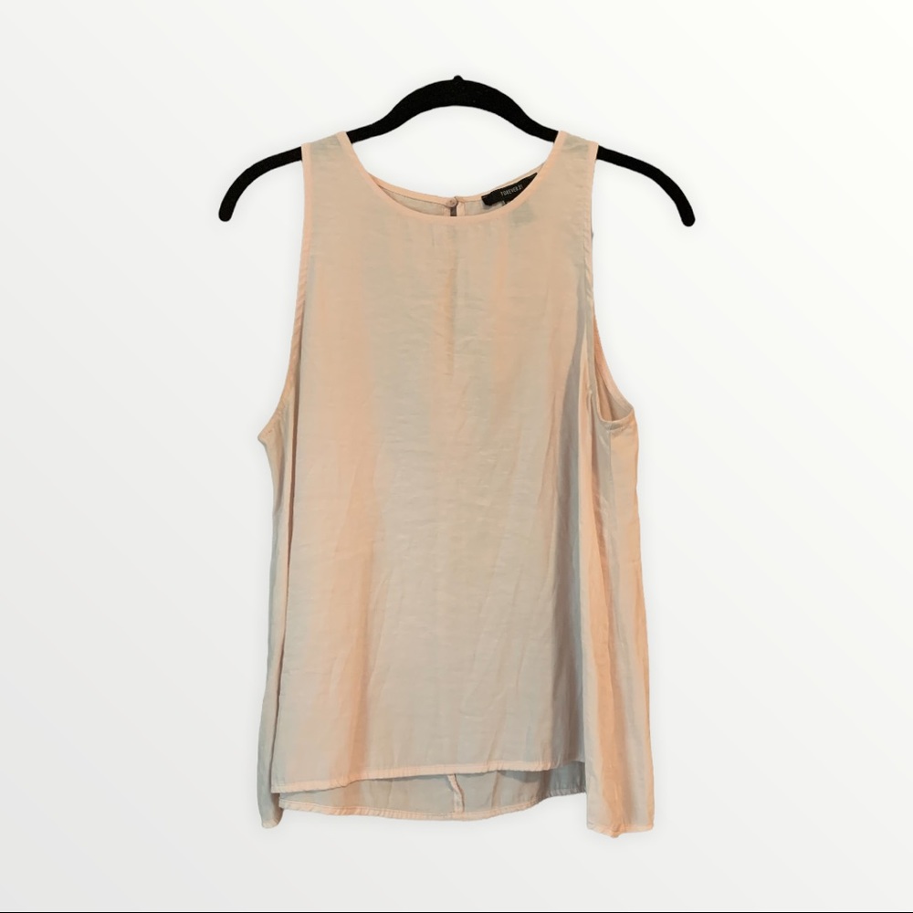 Pale Pink Satiny Top